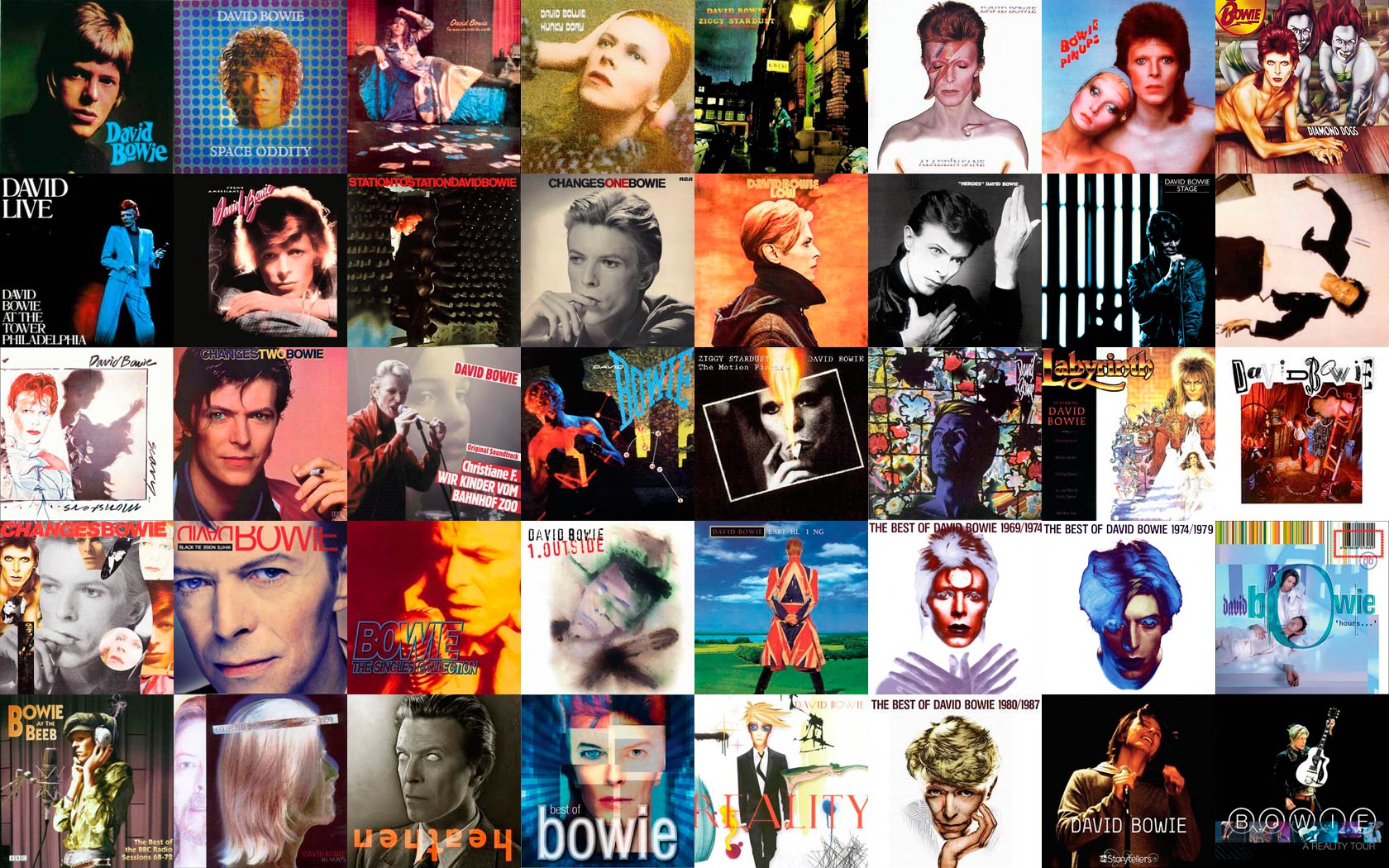 bowie-album-collage
