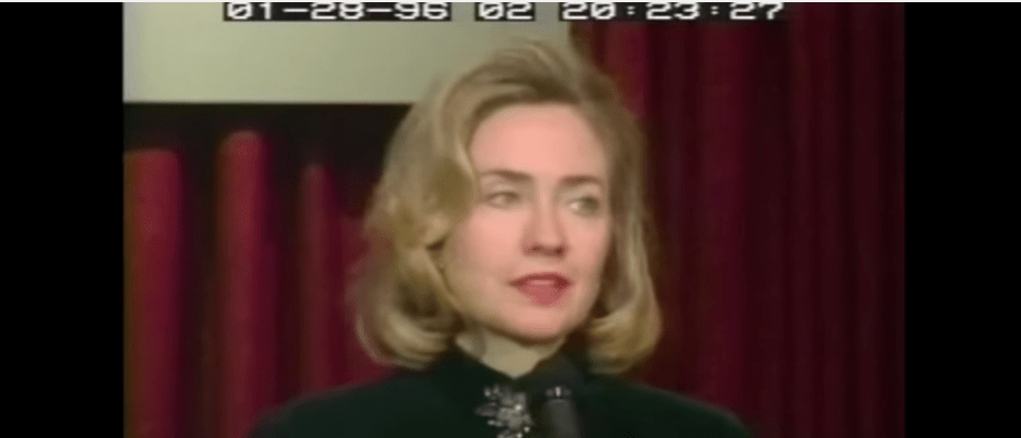 1996 hillary