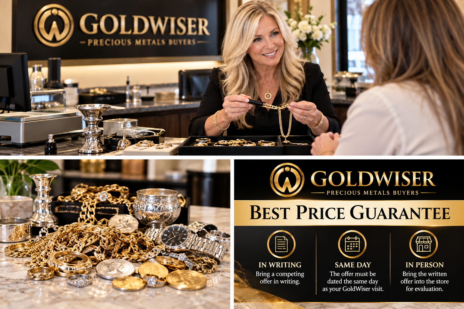 Why Sell Your Gold, Silver, and Jewelry to GoldWiser? A Different Experience in The Woodlands, TX